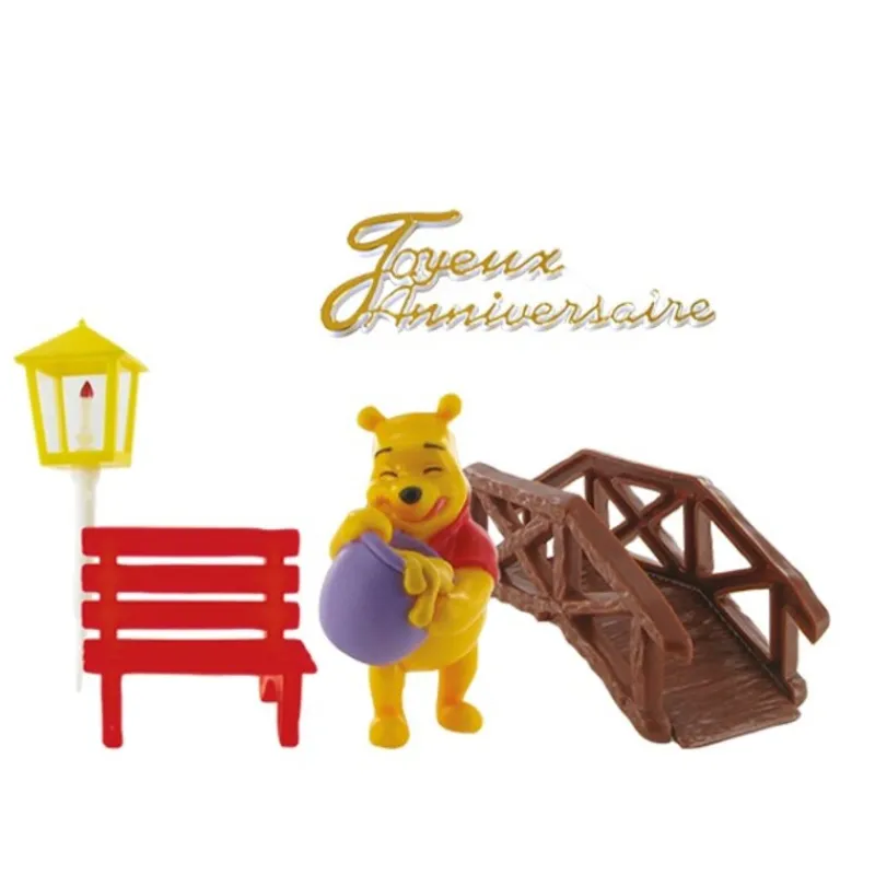 Kit Decor Gateau Winnie L'Ourson>Cerf Dellier New