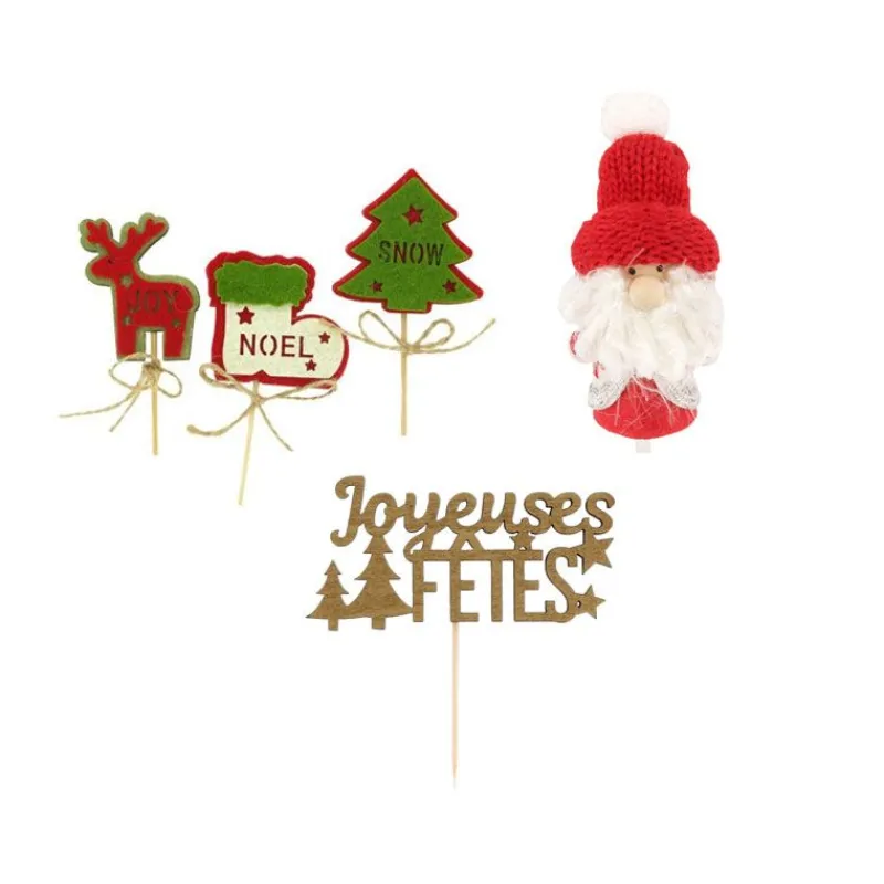Kit Decor Noël Feutrine Rouge>Cerf Dellier Hot