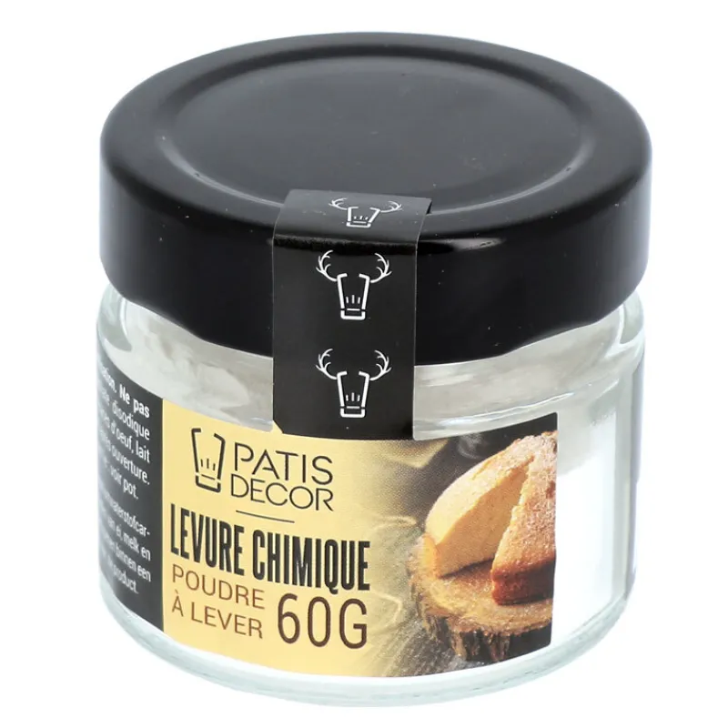 Cerf Dellier Levures*Levure Chimique - Poudre A Lever 60 G Patisdecor