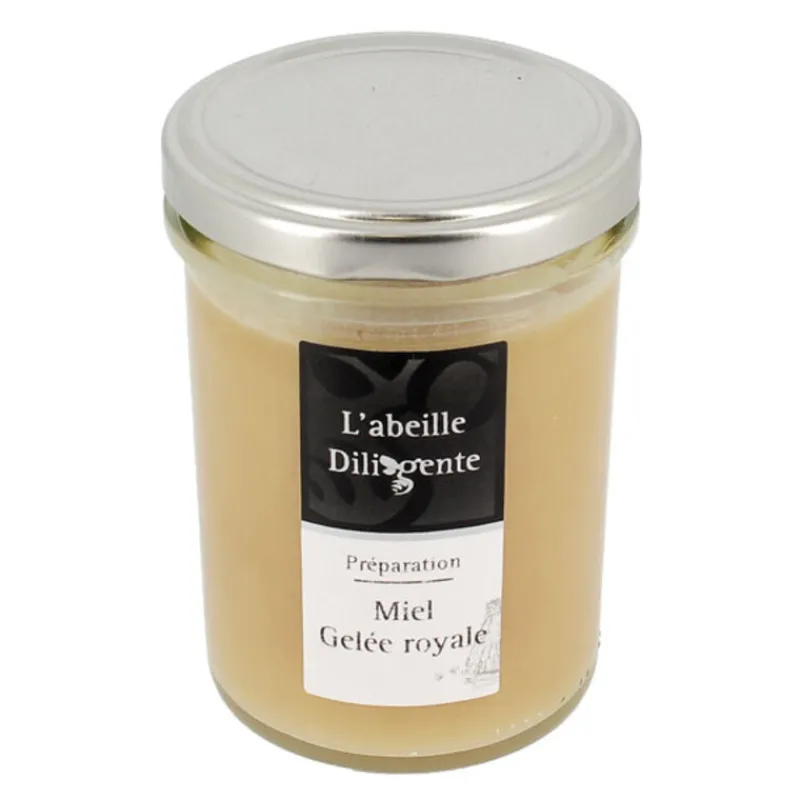 Cerf Dellier Miels*Miel Gelee Royale Cristallise L'Abeille Diligente 250 G - Ddm 07/23