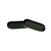 Mini Assiette Carton Rectangle Noire 4 X 8 Cm (X100)>Cerf Dellier Sale