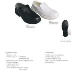 Mocassins Mixtes Blancs Didier>Cerf Dellier New