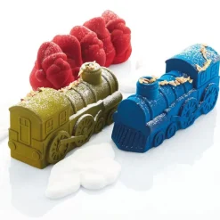Cerf Dellier Moules À Bûche*Moule A Bûche Silicone Train Pavoni