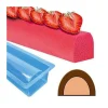 Cerf Dellier Moules À Bûche*Moule A Insert Rond Pour Bûche En Pvc (X 12)