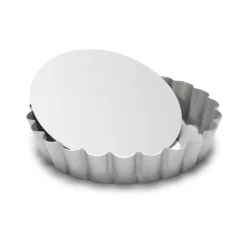 Cerf Dellier Moules À Tarte*Moule A Tartelette Rond Antiadhesif Avec Fond Amovible