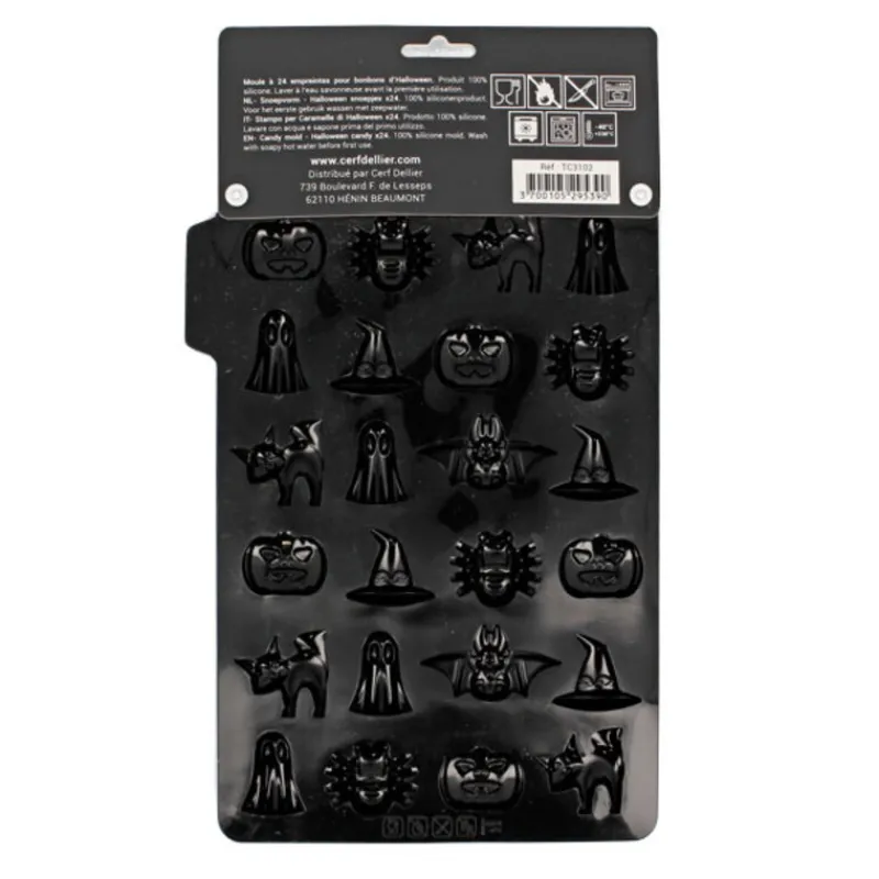 Moule Bonbons Halloween En Silicone Patisdecor>Cerf Dellier Clearance
