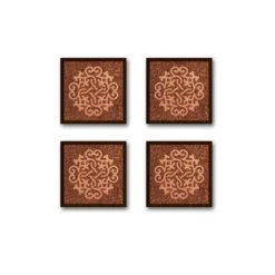 Cerf Dellier Moules Chocolat*Moule Carres Chocolat Decor Arabesques