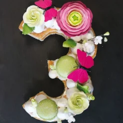 Cerf Dellier Caisses À Génoise*Moule Number Cake Chiffre 3