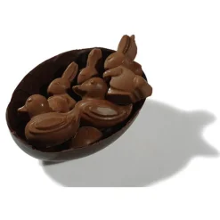 Cerf Dellier Gâteaux Individuels*Moule Silicone 5 Demi Oeufs 10 Cm