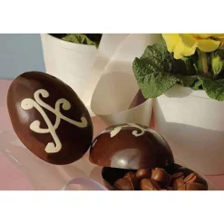 Cerf Dellier Gâteaux Individuels*Moule Silicone 5 Demi Oeufs 10 Cm