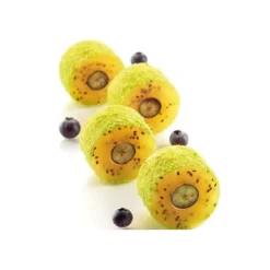 Cerf Dellier Gâteaux Individuels*Moule Silicone 15 Rouleaux 4 Cm