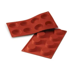Cerf Dellier Moules À Tarte*Moule Silicone 8 Tartelettes 6 Cm
