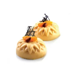 Cerf Dellier Gâteaux Individuels*Moule Silicone 6 Tournesols