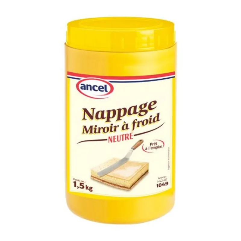 Cerf Dellier Glaçages Et Nappages*Nappage Miroir Neutre Ancel 1,5 Kg