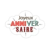 Nuages Azyme Joyeux Anniversaire (X32)>Cerf Dellier Hot