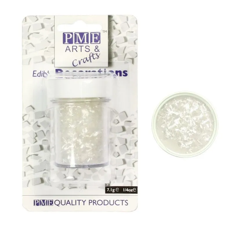 Cerf Dellier Casher*Paillettes Irisees Blanches Pme (7 G)