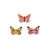 Papillons Relief Assortis Chocolat Blanc (X128)>Cerf Dellier