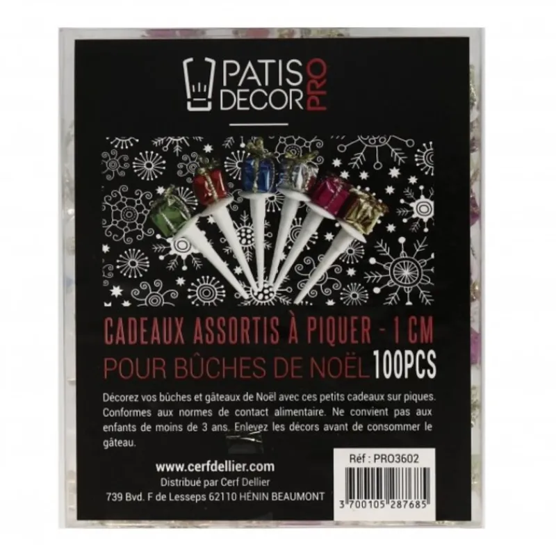 Paquets Cadeau Assortis 1 Cm Patisdecor Pro (X100)>Cerf Dellier Sale