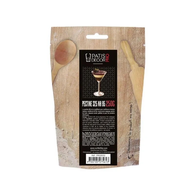 Cerf Dellier Gélatines Et Gélifiants*Pectine 325 Nh 95 Patisdecor Pro 250 G