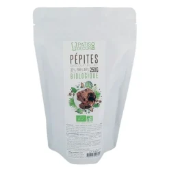 Cerf Dellier Chunks Et Pepites*Pepites De Chocolat Au Lait Bio 32 % 250 G Patisdecor - Ddm 08/23