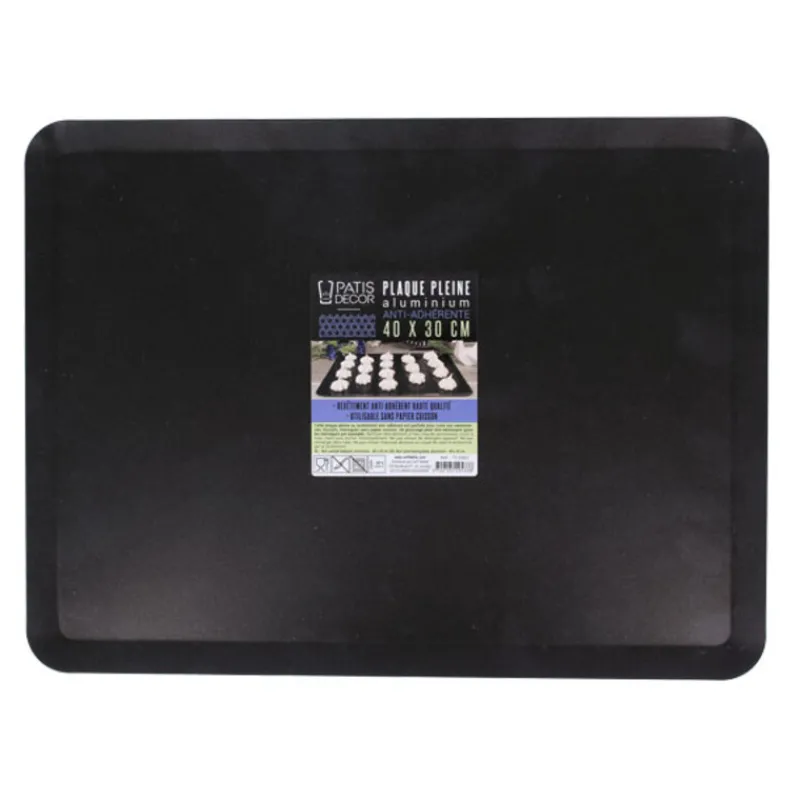 Cerf Dellier Moules En Aluminium*Plaque De Cuisson Alu Anti-Adherente 40 X 30 Cm Patisdecor
