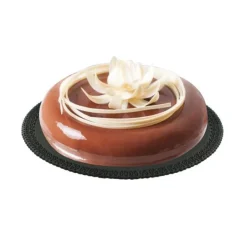 Plateau Dentelle Rond Noir Patisdecor>Cerf Dellier Hot