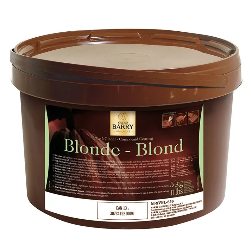 Cerf Dellier Glaçages Et Nappages*Pâte À Glacer Blonde Barry 5 Kg