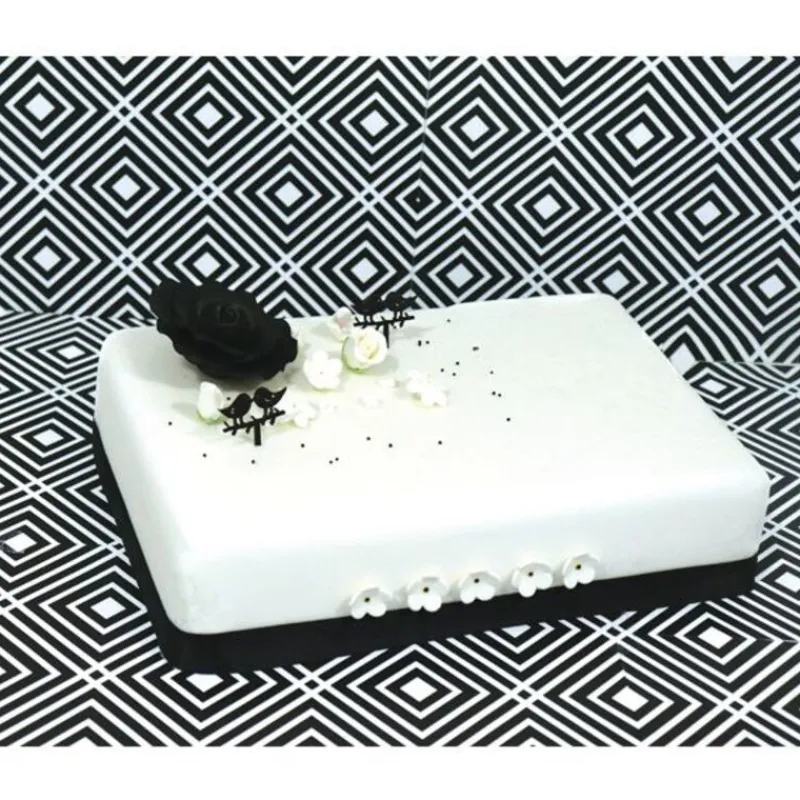 Cerf Dellier Pâte À Sucre À Dérouler*Pâte À Sucre Etalee Rectangulaire Blanche Patisdecor