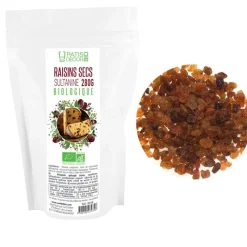 Cerf Dellier Fruits Secs Et Confits*Raisins Secs Sultanine Bio 280 G - Ddm 06/23