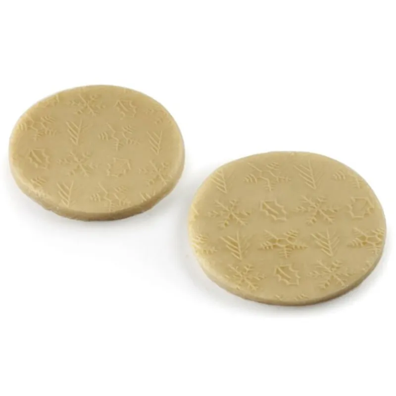 Cerf Dellier Rouleaux A Patisserie*Rouleau Empreintes En Bois Theme Hiver