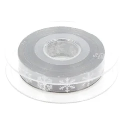 Ruban Flocons Gris 15 Mm (20 M)>Cerf Dellier Hot
