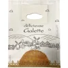 Sac A Galette Kraft Blanchi (X100)>Cerf Dellier Sale