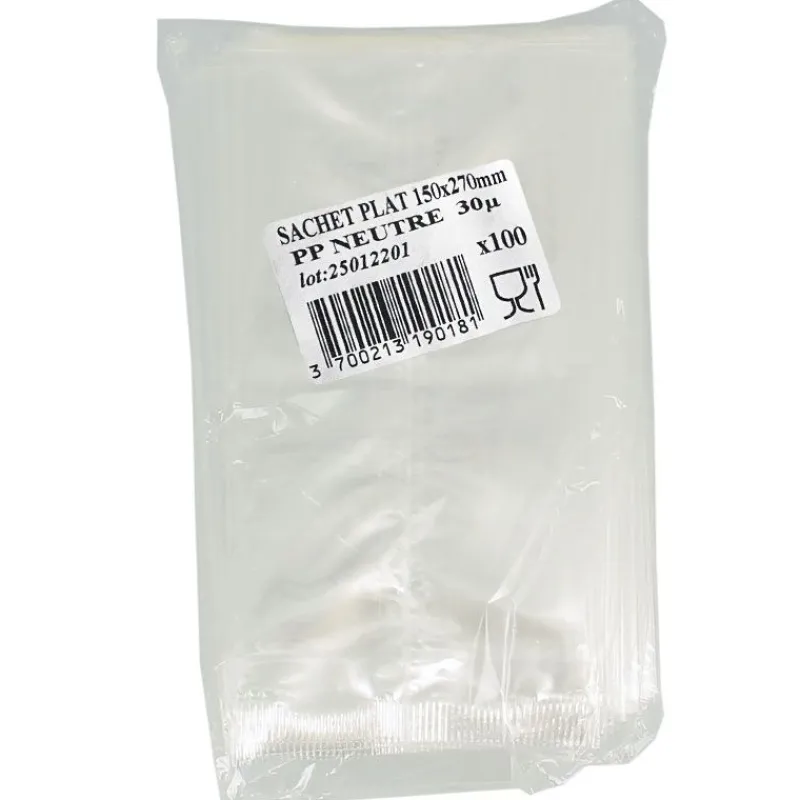 Sachets Polypro Transparents 150 X 270 Mm (X100)>Cerf Dellier Outlet