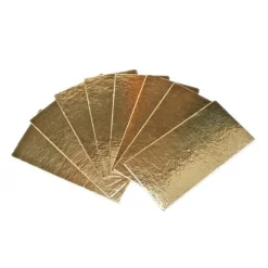 Semelles A Bûche Or 29 X 10 Cm Patisdecor (X5)>Cerf Dellier Outlet