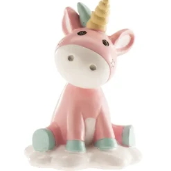 Sujet De Baptême Licorne Rose 10 Cm>Cerf Dellier Clearance