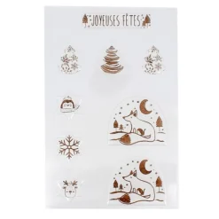Transfert Chocolat Theme Noël Renard>Cerf Dellier New