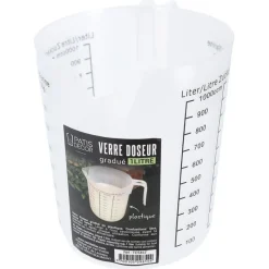 Verre Doseur Gradue Plastique 1 L>Cerf Dellier Discount