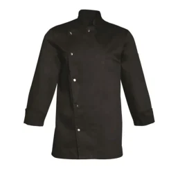 Veste De Cuisinier Manches Longues Noire Alban>Cerf Dellier Hot