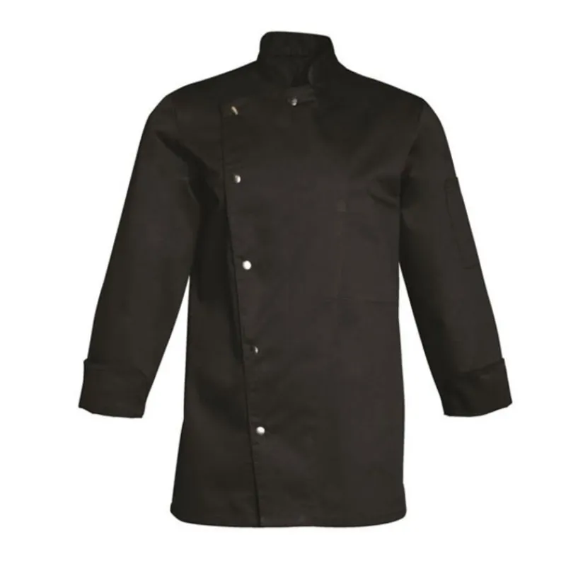 Veste De Cuisinier Manches Longues Noire Alban>Cerf Dellier Hot